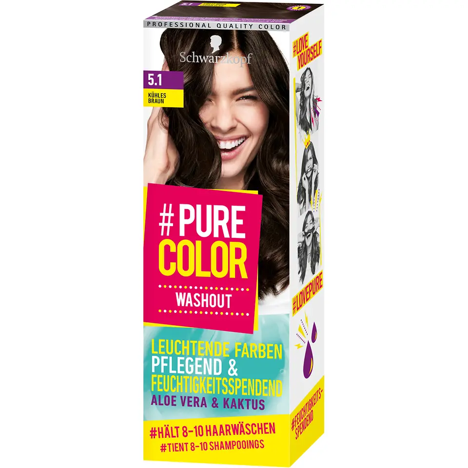 Pure Color Washout 5.1 Kühles Braun