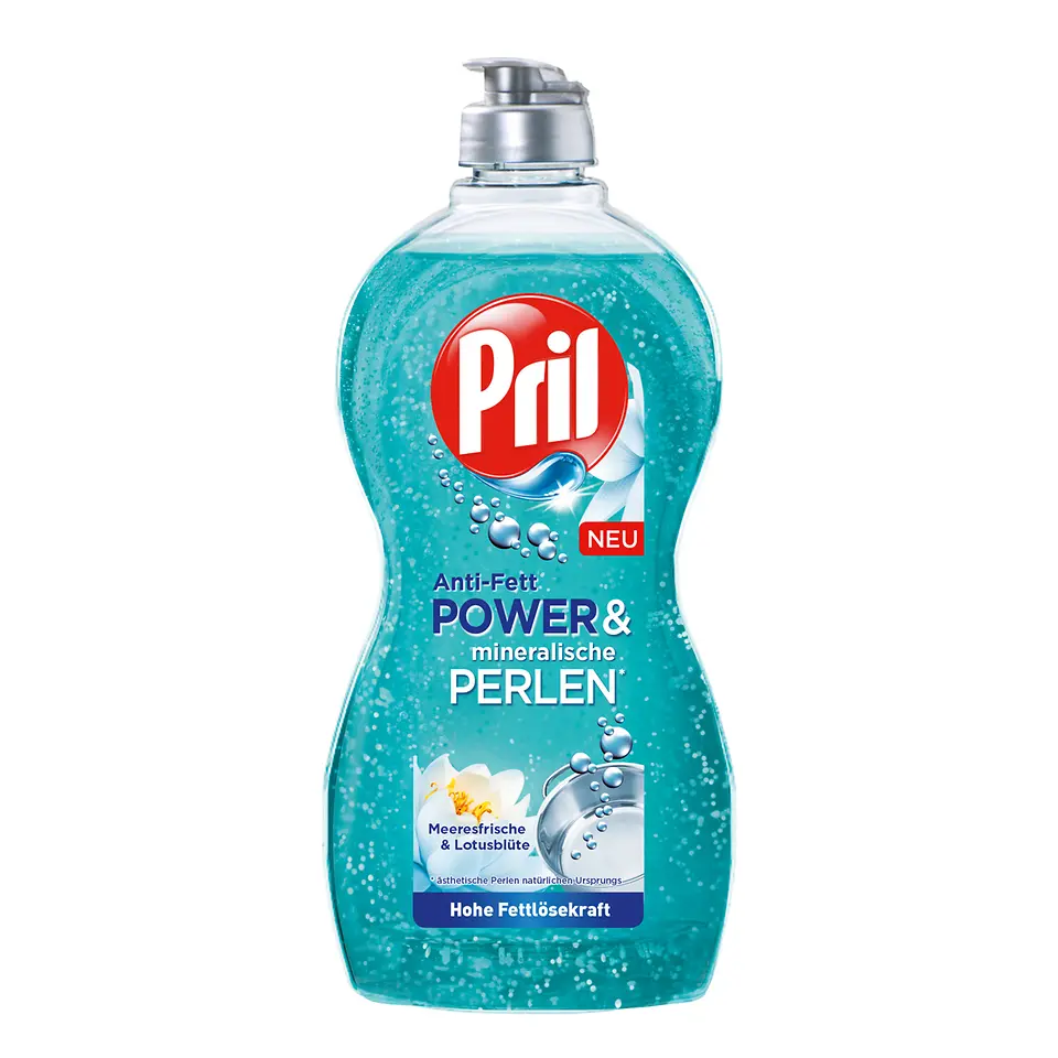 Pril Power & Perlen Meeresfrische & Lotusblüte