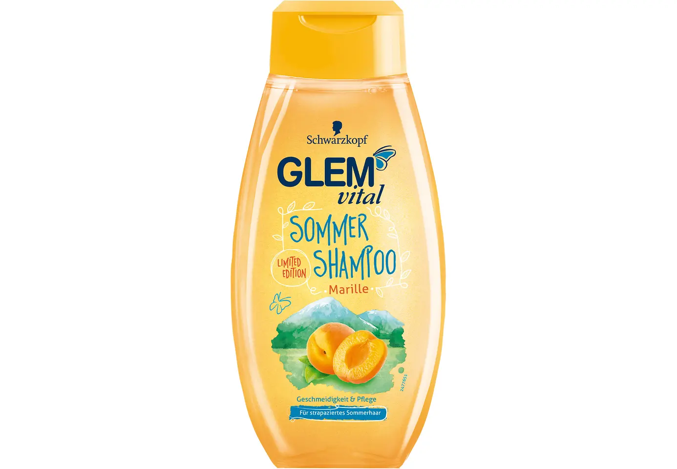 Glem vital Sommer Limited Editon Marille Shampoo