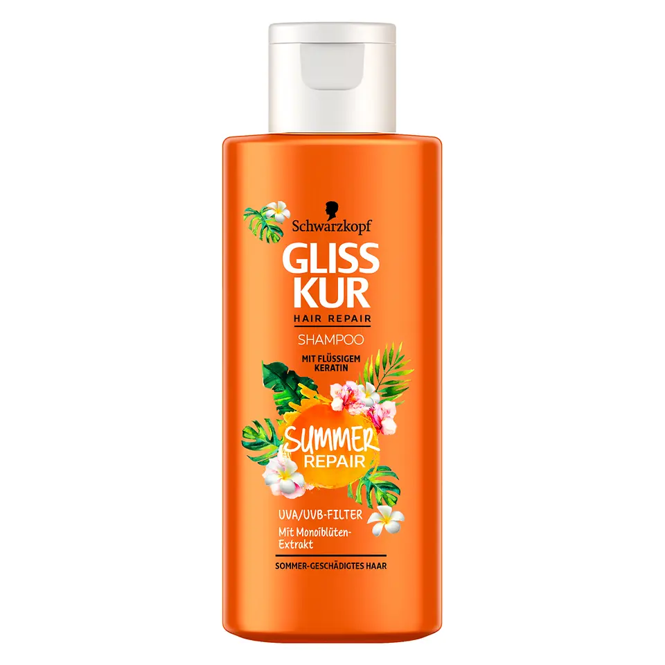 Gliss Kur Summer Repair Shampoo, 100ml