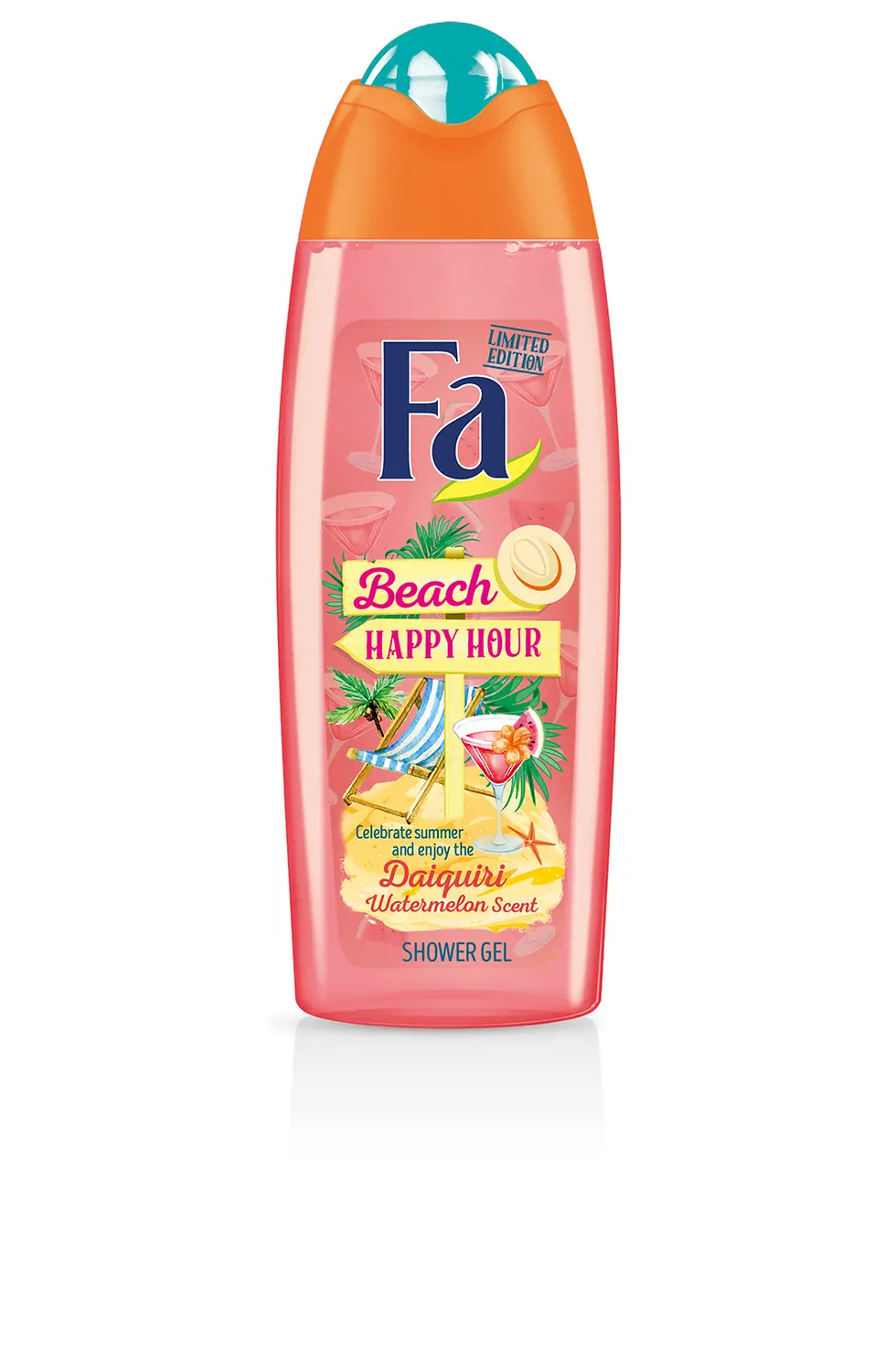 Fa Beach Happy Hour Duschgel mit exotischem Wassermelonen-Daiquiri-Duft