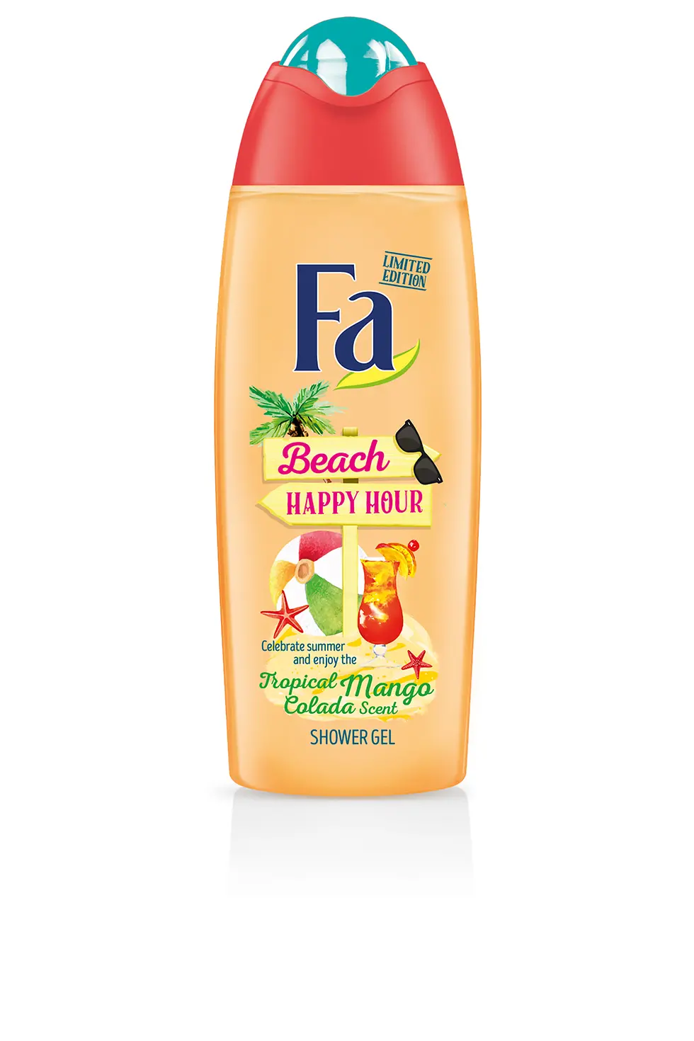 Fa Beach Happy Hour Duschcreme mit exotischem Mango-Colada-Duft