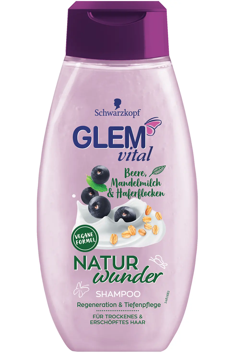 Glem vital Naturwunder Beere, Mandelmilch & Haferflocken Shampoo