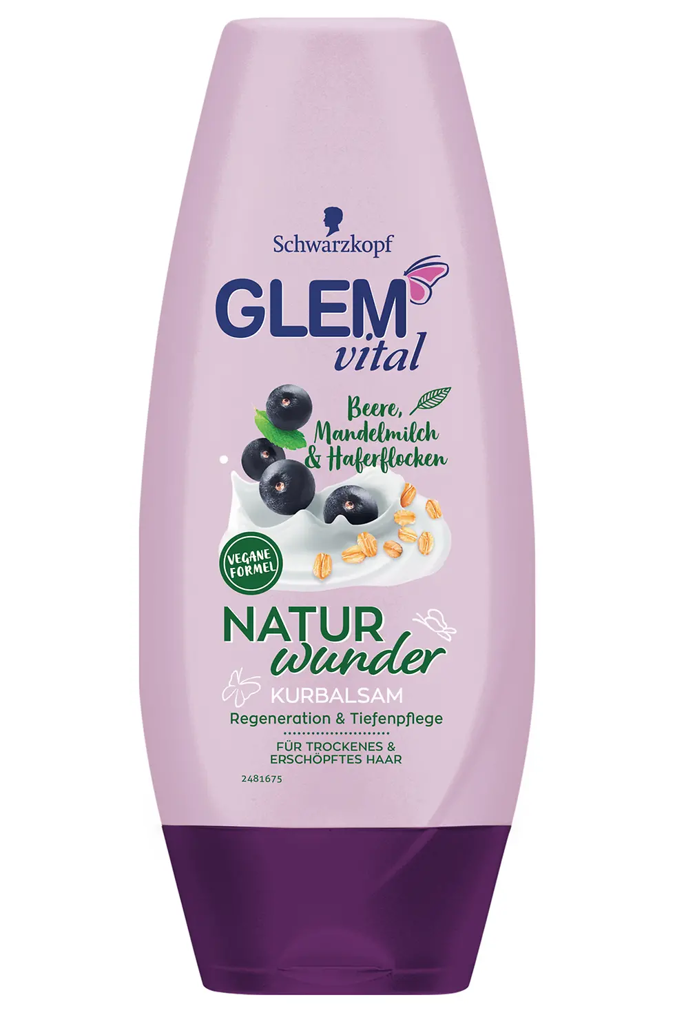 Glem vital Naturnaturwunder Beere, Mandelmilch & Haferflocken Kurbalsam