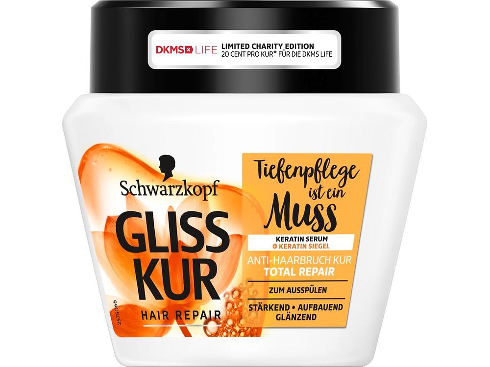 Gliss Kur Total Repair Anti-Haarbruch Kur DKMS Life Limited Charity Edition