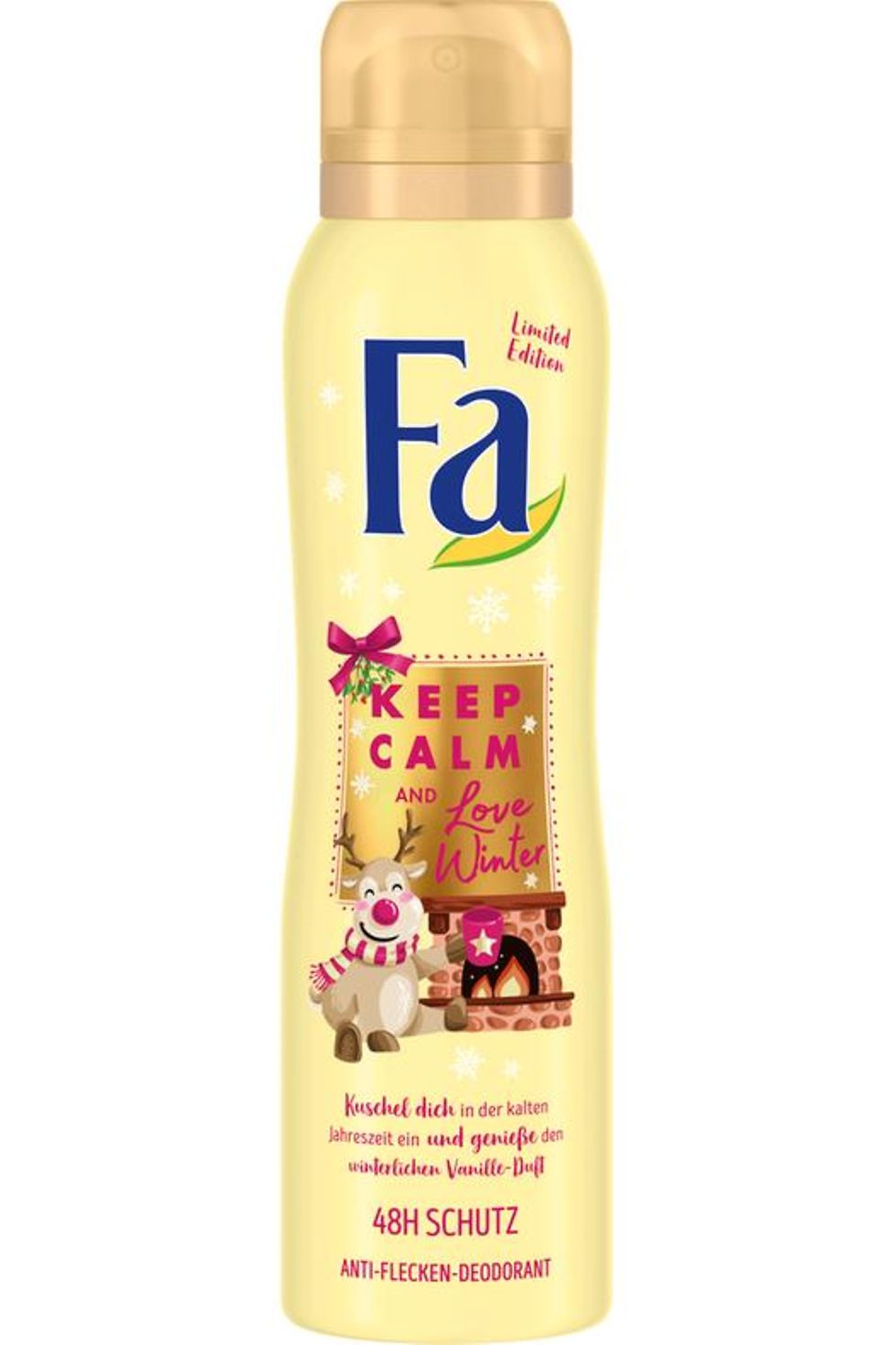 Fa Winter Limited Edition Keep Calm and Love Winter Anti-Flecken-Deodorant